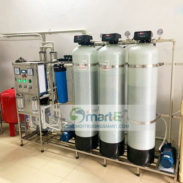 Hệ thống lọc nước cho bếp ăn nhà máy VinSmart - 750 lít/h 